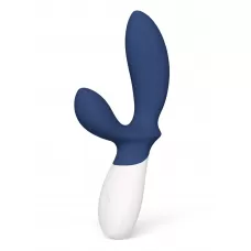 Синий вибромассажер простаты Lelo Loki Wave 2 - 19,6 см синий 