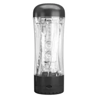 Прозрачный мастурбатор с вибрацией Tamara прозрачный 