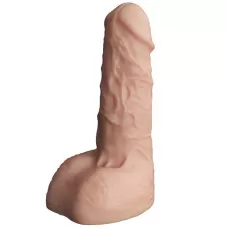 Телесный фаллоудлинитель с мошонкой Cock Next - 17 см телесный 