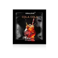 Саше съедобной оральной смазки OraLove с ароматом колы - 3 гр  