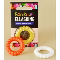 Цветное рельефное эрекционное кольцо Ellasring разноцветный 