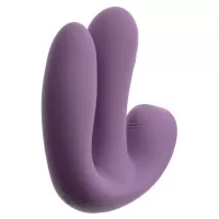 Фиолетовый тройной вибратор MIREVA RC Triple Hands-Free Vibrator фиолетовый 