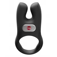 Черное эрекционное виброкольцо Nos черный 