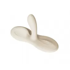 Белая виброподушка с функцией нагрева Flora белый 