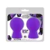 Фиолетовые присоски для груди LIT-UP NIPPLE SUCKERS SMALL PURPLE фиолетовый 