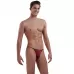 Трусики-стринги из микромодала в рубчик Doreanse Ribbed Modal черный XL