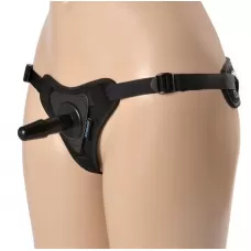 Черные трусики для страпона HARNESS Locker размера XS-M черный XS-M