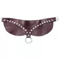 Бордовый широкий ошейник Wide Collar Maroon бордовый 