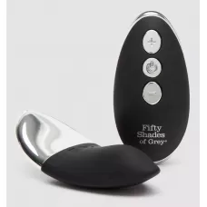 Клиторальный стимулятор с пультом ДУ Relentless Vibrations Remote Knicker Vibrator черный с серебристым 