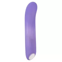 Фиолетовый мини-вибратор Flashing Mini Vibe - 15,2 см фиолетовый 