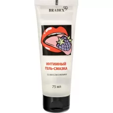 Интимный гель-смазка Bradex со вкусом ежевики - 75 мл  
