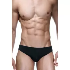 Мужские черные слипы с белым кружевом сзади черный с белым L-XL Мужские черные слипы с белым кружевом сзади черный с белым L-XL