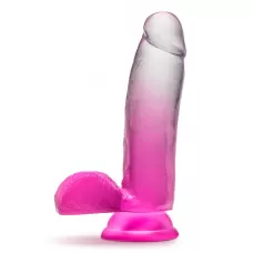 Розовый фаллоимитатор Sugar Magnolia - 17,1 см розовый 