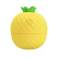 Желтый клиторальный стимулятор-ананас Pineapple Secret желтый 