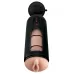Мастурбатор-вагина с вибрацией Vibrating Mega Milker телесный с черным 