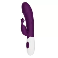 Фиолетовый вибратор-кролик Rasmussen - 19,8 см фиолетовый 