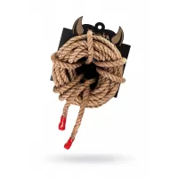 Джутовая веревка для шибари - 10 м коричневый 