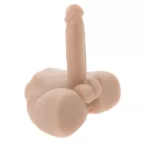 Мужской полуторс с вибрацией и поступательными движениями Easy Rider телесный 