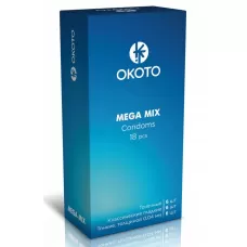 Презервативы OKOTO Mega Mix - 18 шт  