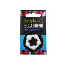 Цветное эрекционное кольцо с шариками Ellasring разноцветный 