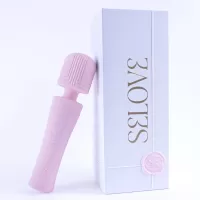 Розовый wand-вибратор Selove PulseWand - 20,3 см розовый 