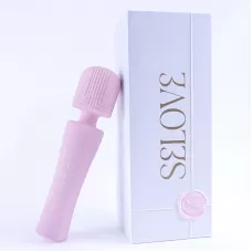 Розовый wand-вибратор Selove PulseWand - 20,3 см розовый 