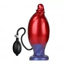 Красный фаллоимитатор с функцией расширения Shadow Behemoth - 21 см красный Красный фаллоимитатор с функцией расширения Shadow Behemoth - 21 см красный