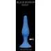 Синяя анальная пробка Slim Anal Plug Large - 12,5 см синий 