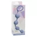 Голубая анальная цепочка Long Pleasure Chain - 35 см голубой 