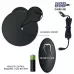 Анальная пробка с вибрацией и пультом управления Remote Control Vibrating Plug - 11 см черный 