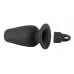 Пробка-туннель с заглушкой Lust Tunnel Plug with Stopper черный 