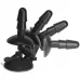Плаг на присоске Vac-U-Lock Deluxe Suction Cup Plug Accessory черный 