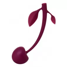 Бордовая вагинальная вишенка WILD CHERRY - 14,5 см бордовый 