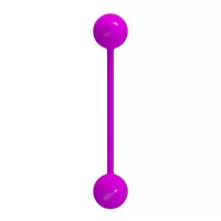 Лиловые вагинальные шарики KEGEL BALL III лиловый 