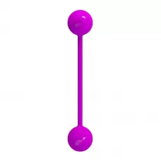 Лиловые вагинальные шарики KEGEL BALL III лиловый 