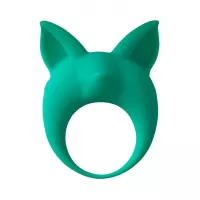 Зеленое эрекционное кольцо Kitten Kyle зеленый 