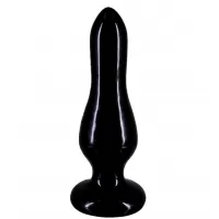 Черная анальная пробка MAGNUM 14 - 15,5 см черный 
