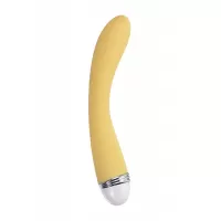 Желтый вибратор Calla - 22 см желтый 