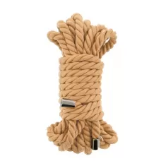 Хлопковая веревка PREMIUM BONDAGE ROPE COTTON - 5 м телесный 