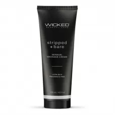Массажный легкий крем WICKED Stripped plus Bare - 120 мл  