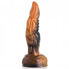 Фантазийный фаллоимитатор Ravager Rippled Tentacle Silicone Dildo - 20,3 см коричневый 