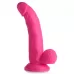 Розовый фаллоимитатор на присоске 7.5  Dildo with Balls - 21,5 см розовый 