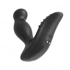 Черный вибромассажер простаты 3,5’’ Remote Control P-spot Massager - 12,5 см черный 