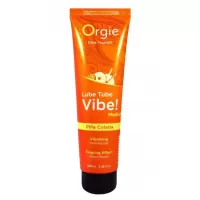 Гель с эффектом вибрации Lube Tube Vibe Medium Pina Colada - 100 мл  