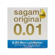 Увлажнённый презерватив Sagami Original 0.01 Extra Lub - 1 шт Увлажнённый презерватив Sagami Original 0.01 Extra Lub - 1 шт