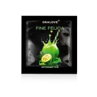 Саше съедобной оральной смазки OraLove с ароматом фейхоа - 3 гр  