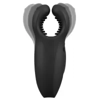 Мужской вибратор-стимулятор Man Wand with Vibration and Moving Wings черный 