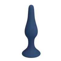 Синяя анальная пробка Slim Anal Plug XL - 15,4 см синий 