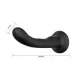 Страпон с изогнутой головкой Ultra Harness Curvy Dildo - 15,8 см черный 