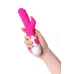 Розовый вибратор A-Toys Mist - 25,4 см розовый 